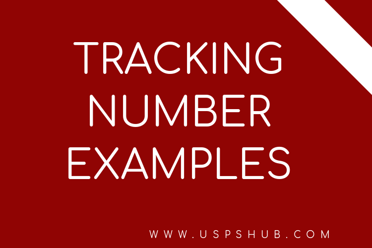 USPS Tracking Number Example Format USPS Hub