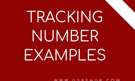 USPS Tracking Number Example & Format