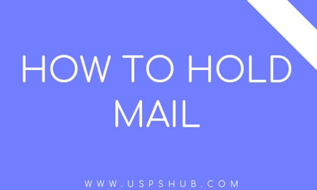 How to Hold USPS Mail during Vacation.