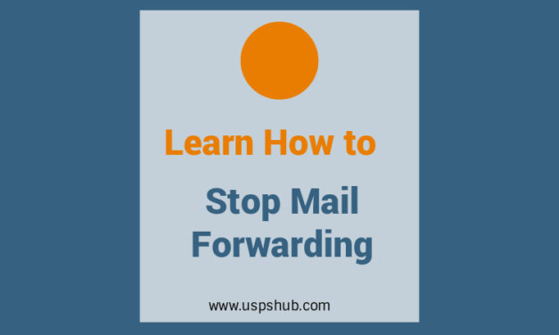 How to Edit/Stop USPS Mail Forwarding Request