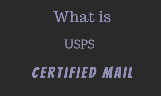 USPS Certified Mail Service